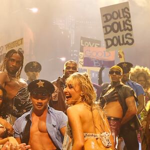 Sabrina Carpenter performs during the 2025 MTV Video Music Awards