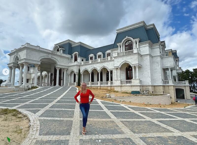 Siegel and her late-husband, multimillionaire David, have spent more than 20 years renovating a home named after the storied French palace.