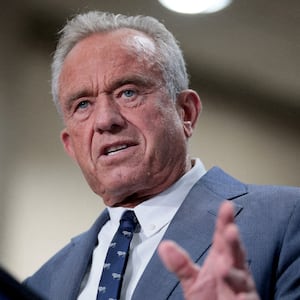 U.S. Health and Human Services Secretary Robert F. Kennedy Jr. speaks during an event on screen time harm in children at the Department of Health and Human Services in Washington, D.C.