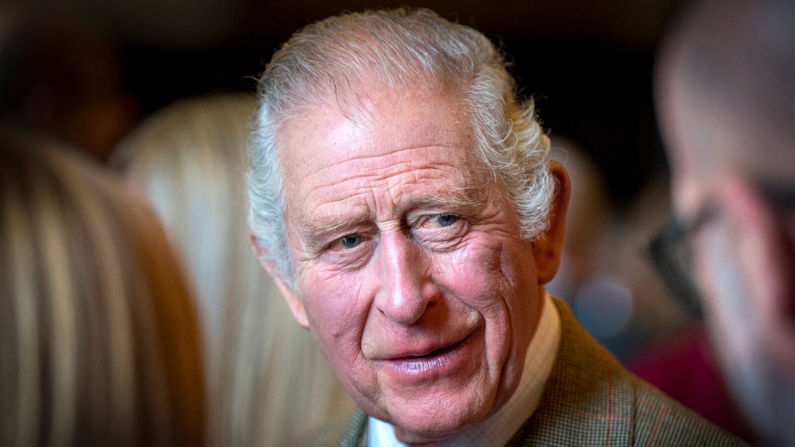 King Charles III visits Aberdeen Town House to meet families who have settled in Aberdeen from Afghanistan, Syria and Ukraine, in Aberdeen, Scotland, Britain October 17, 2022.