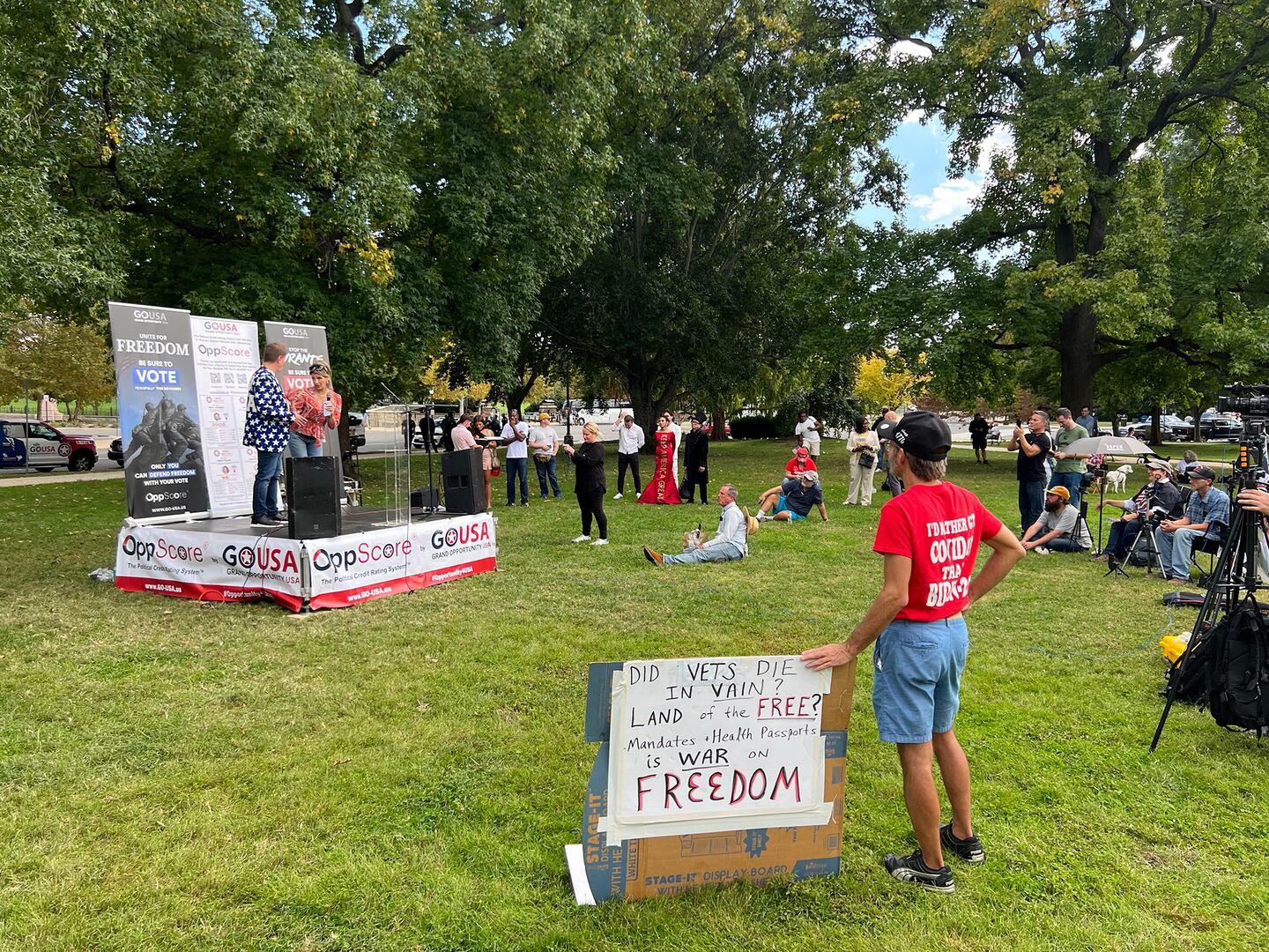 Pro-Trump Rally-Goers Blame Mysterious Bogeymen for Latest Event Flop