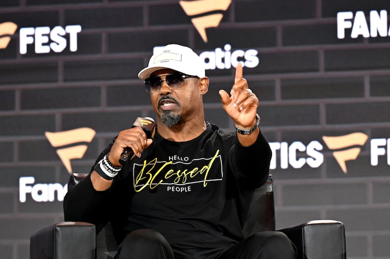 Brian Dawkins speaks onstage during Fanatics Fest NYC 2025 at Javits Center on June 22, 2025 in New York City.